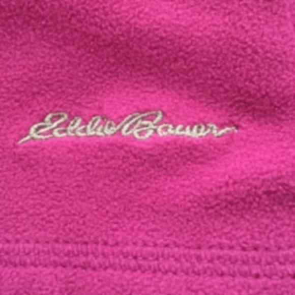 Eddie Bauer Quest ΒΌ Zip Pullover Top Jacket Super Soft Plush Fleece Magneta - Picture 13 of 16